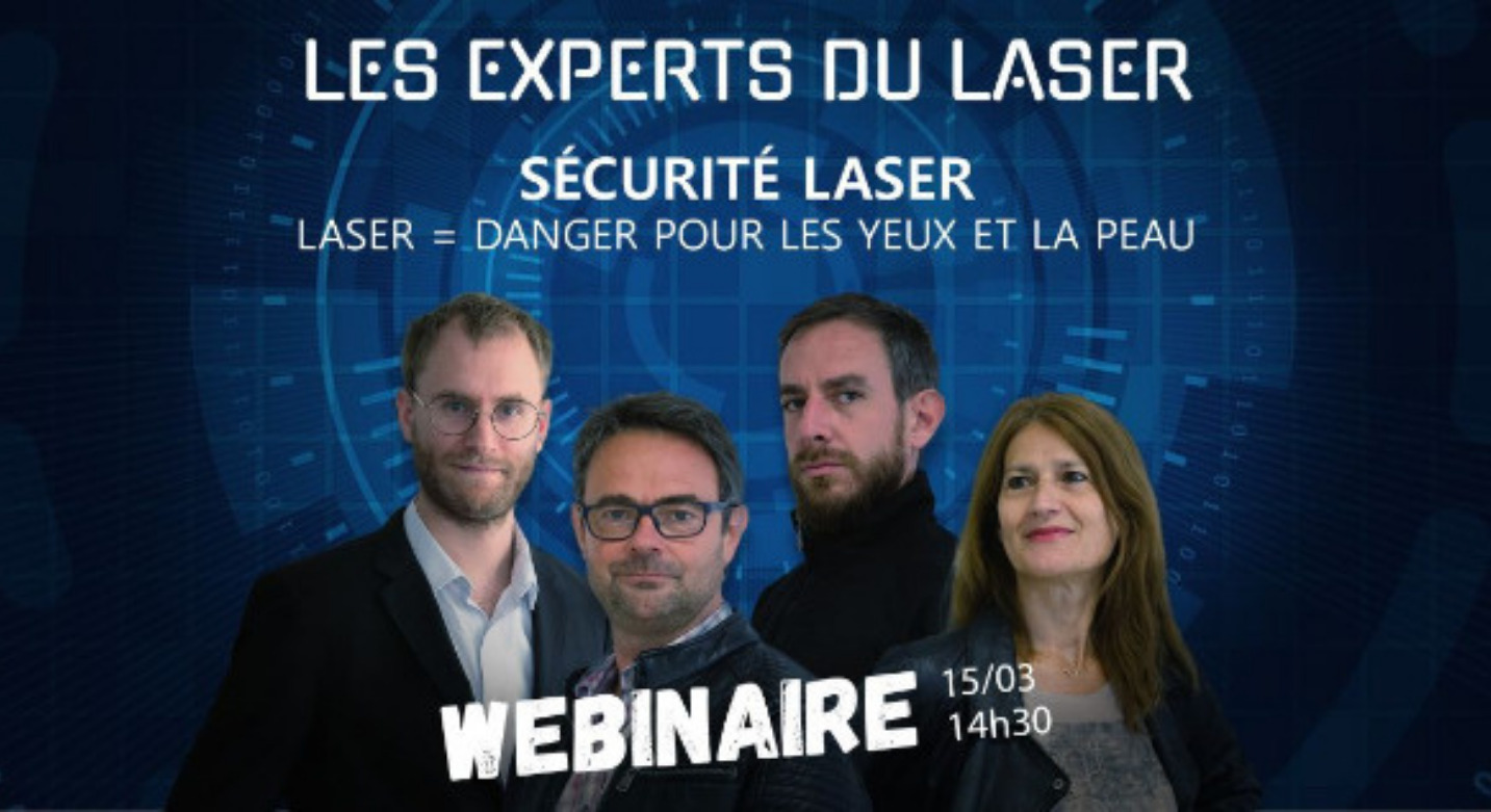Webinaire sécurité laser – 15 mars